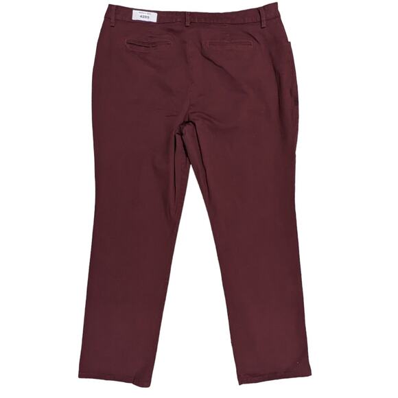 LEE Relaxed Fit Straight Leg‎ Jeans Women Size 18 Inseam 30" Mid-Rise Red - Picture 3 of 10